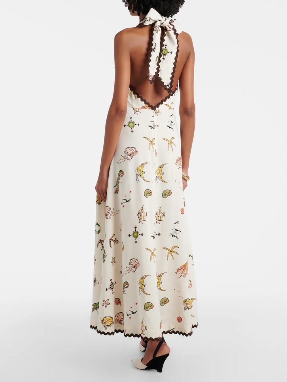 AlémaisNeptune printed halterneck maxi dress$ 790 Size US 6